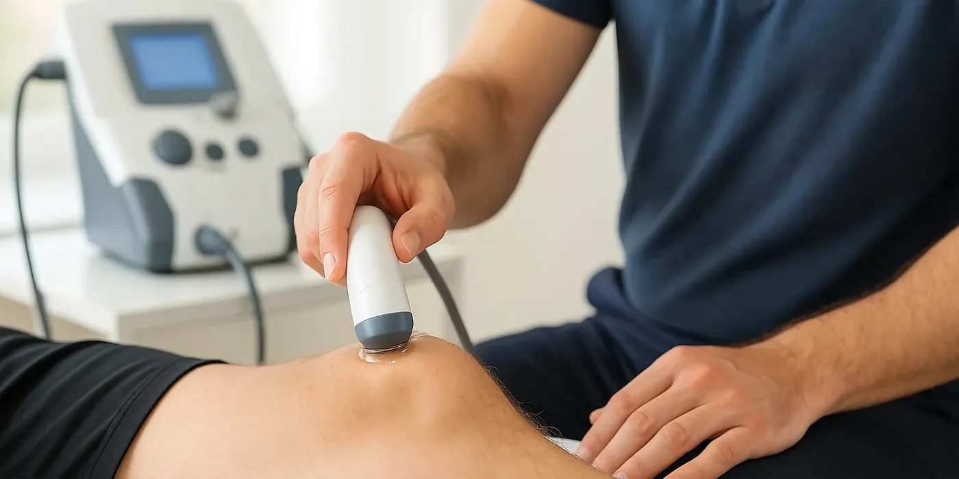 Gerätegestützte Behandlung am Knie – Physiotherapie bei Physiomedic Eltville