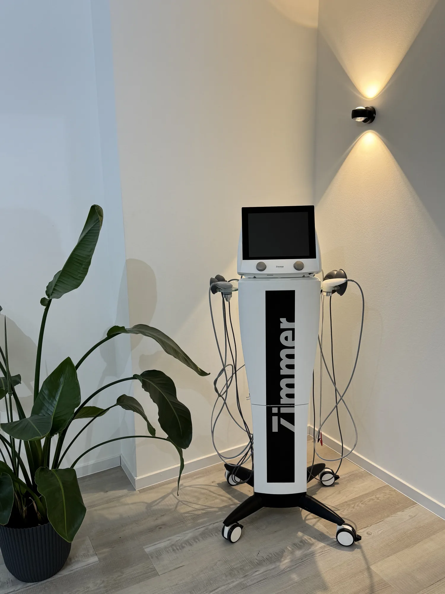 Modernes Therapiegerät für Elektro- und Ultraschalltherapie bei Physiomedic Eltville